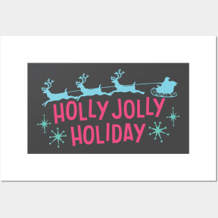 Holly Jolly holiday Posters and Art